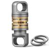 [TISUR] Titanium Key Ring with 360° Rotating Connector, Quick Release Keychain with Detachable Key Ring (Gold & Gray X 1 (Detachable) + 2 Titanium Dou