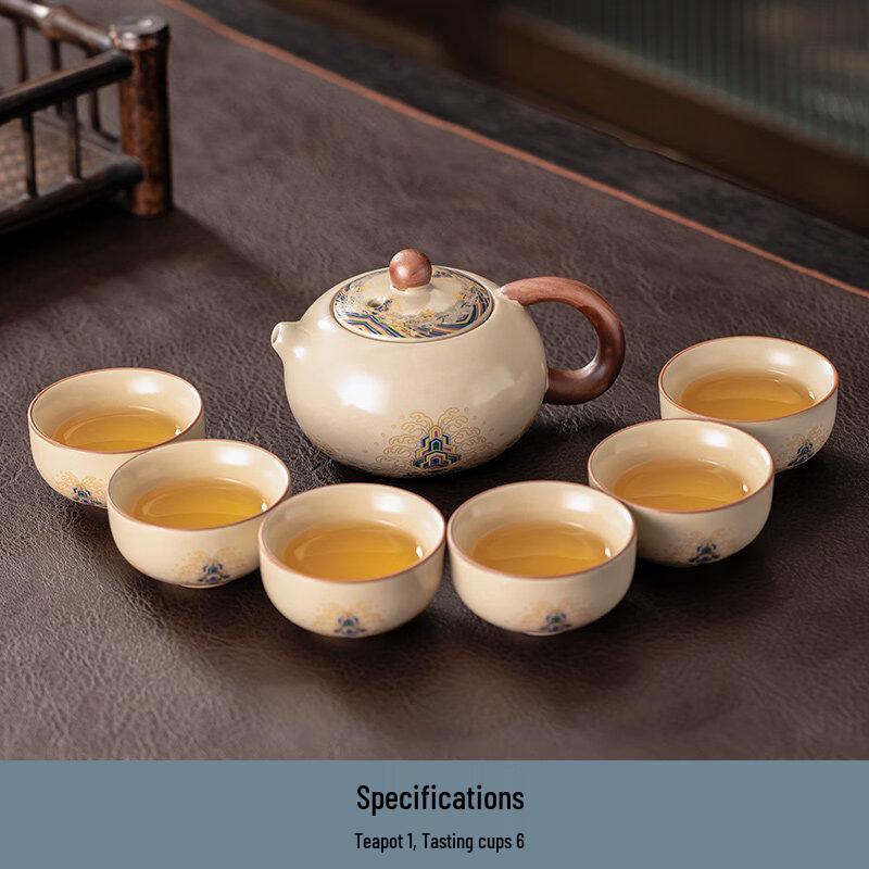 Chaxun Ru Kiln Ceramic Kung Fu Tea Set
