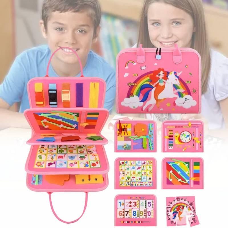 Premium Felt Toy Play Mat For Kids Interactive Learning Board Educational Activities