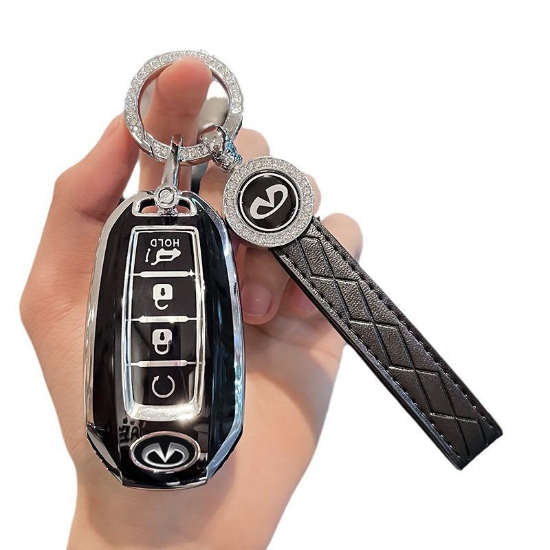 Compatible Infiniti Key Covers for Q50L, QX50, QX60, QX55, Q70, Q60 - Unisex Design