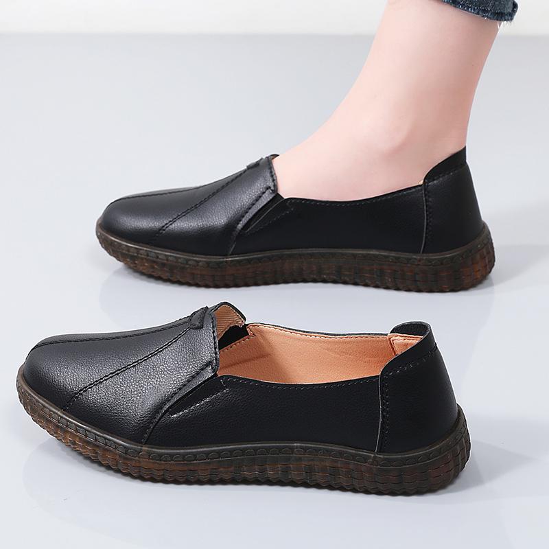Fashion 2025 Spring Womens Flat Shoes Korean Style Mary Jane Ladies Casual Flat Boat Shoes Loafers Work and Party Wear