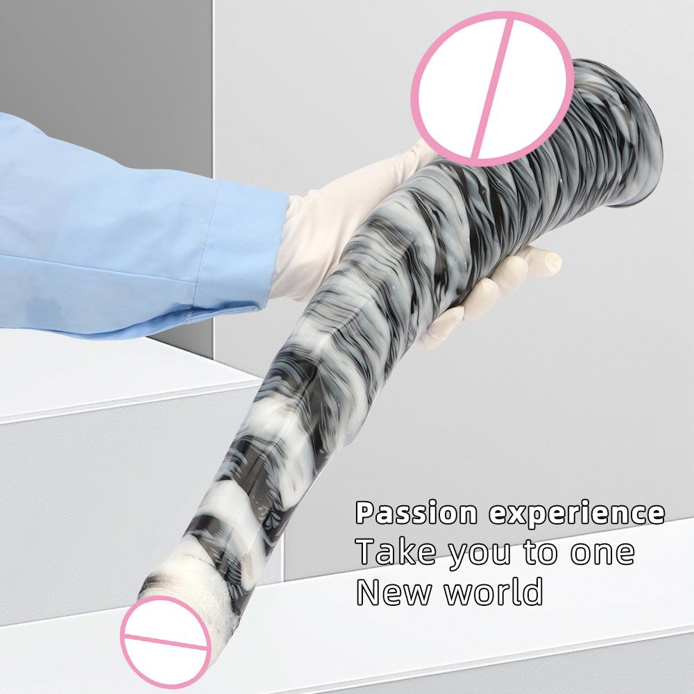 Super Long and Super Large Alternative Animal-shaped Stallion Dildo Butt Plug, Suitable for Hardcore Male and Female Players.
