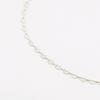 UNI.J Lovely Heart Link Chain Silver Anklet Iak32 [Silver]