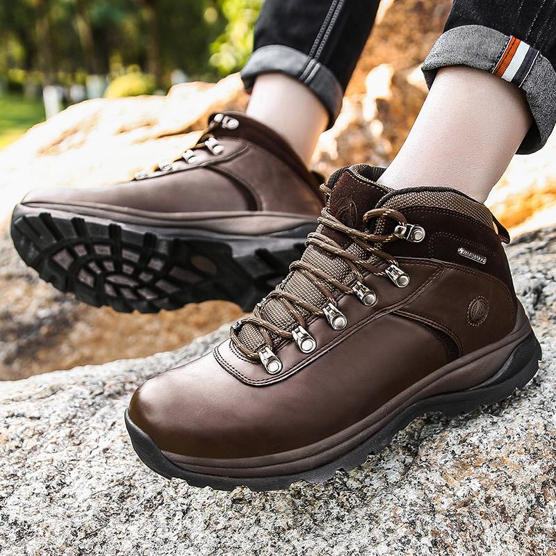 Neue Herren High-Top Wasserdichte Wanderschuhe Herbstmode Outdoor Sportschuhe Wanderstiefel Herren Herbst Übergröße 38 -46