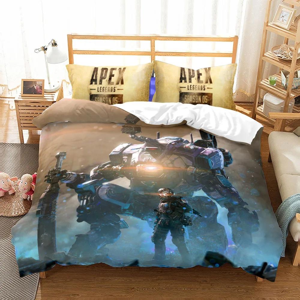 Comforter Game Characters Apex Gamer Apex Bedding Sets For Teenagers & Adults 3D Printed