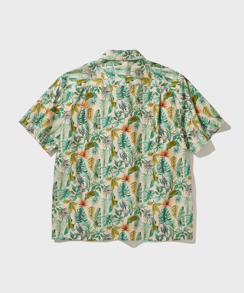 VDR Button-Up Hawaiian Shirt [Light Beige]