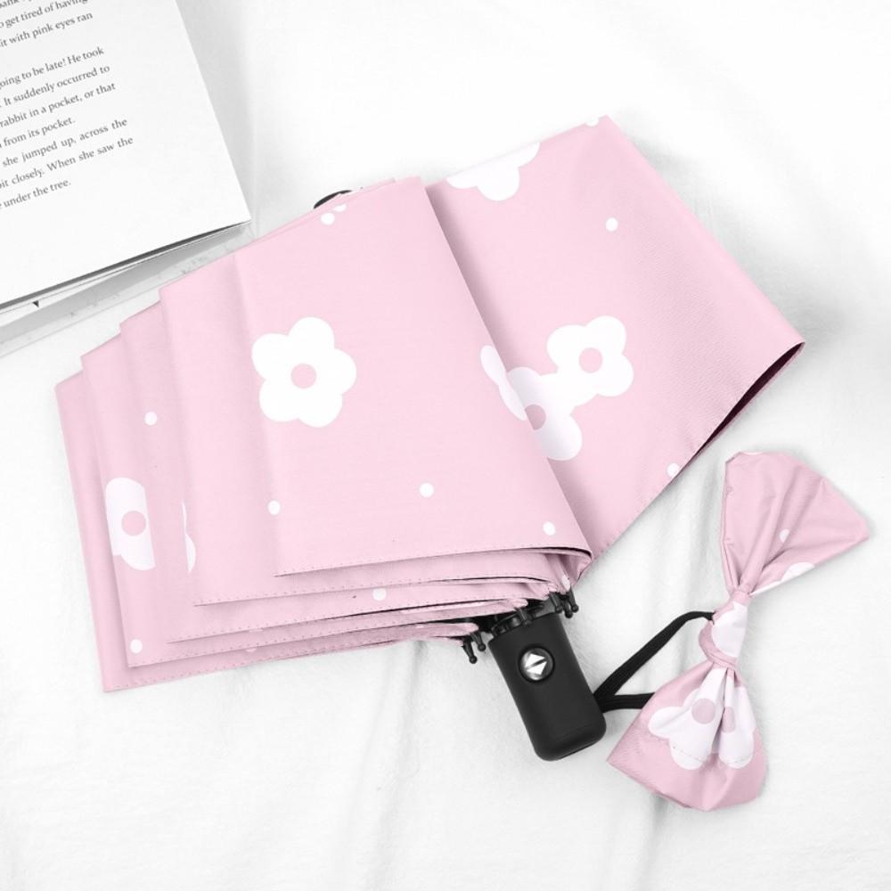 

Полностью автоматический дождевик, ветрозащитный, солнцезащитный, высококачественный зонт с 8 спицами розовый