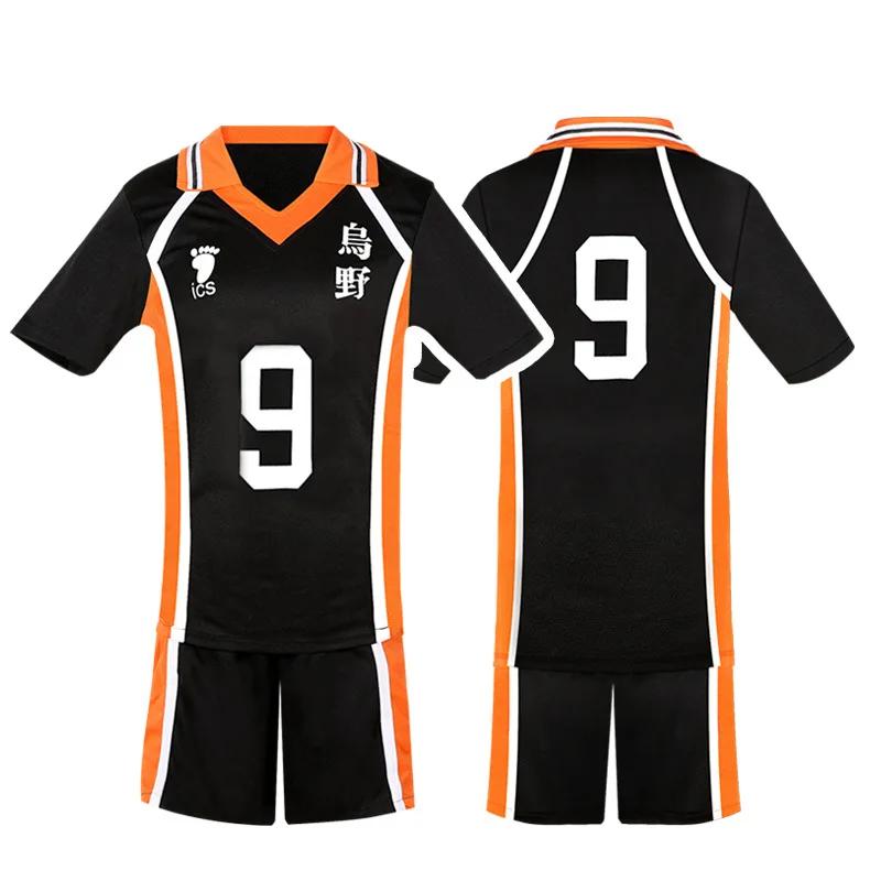 Haikyu!! Haikyuu Cosplay Costume Karasuno Koukou High School Volleyball Club Hinata Shoyo Kageyama Tobio Sportswear Jerseys