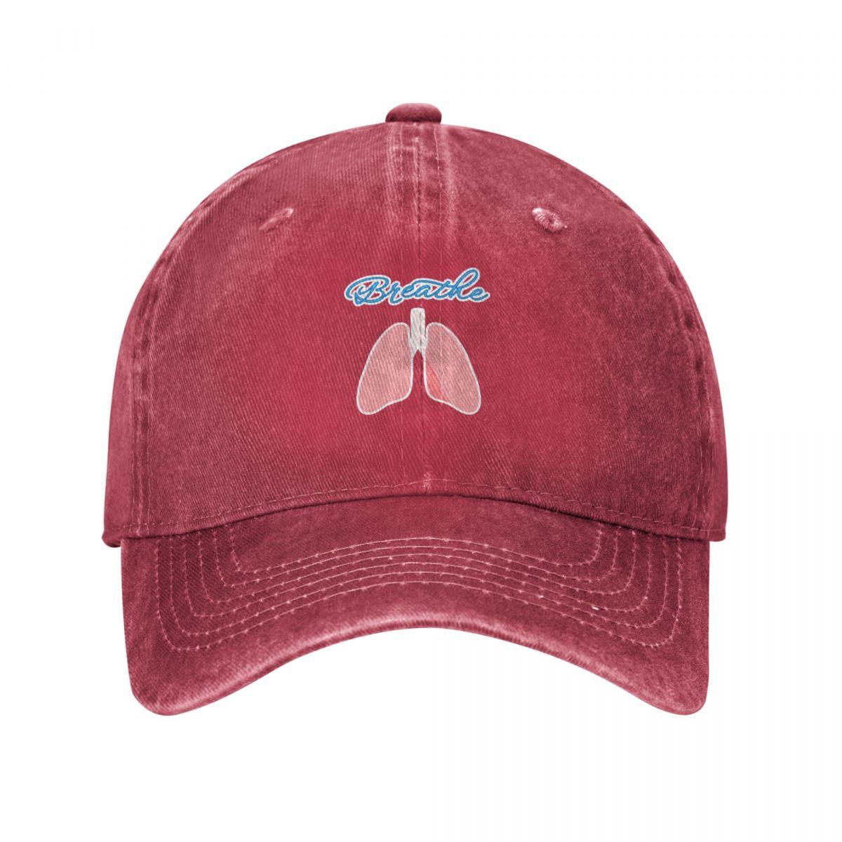 Just Breathe Baseball Cap Horse Hat Rave Visor Sunscreen Girl Unisexs