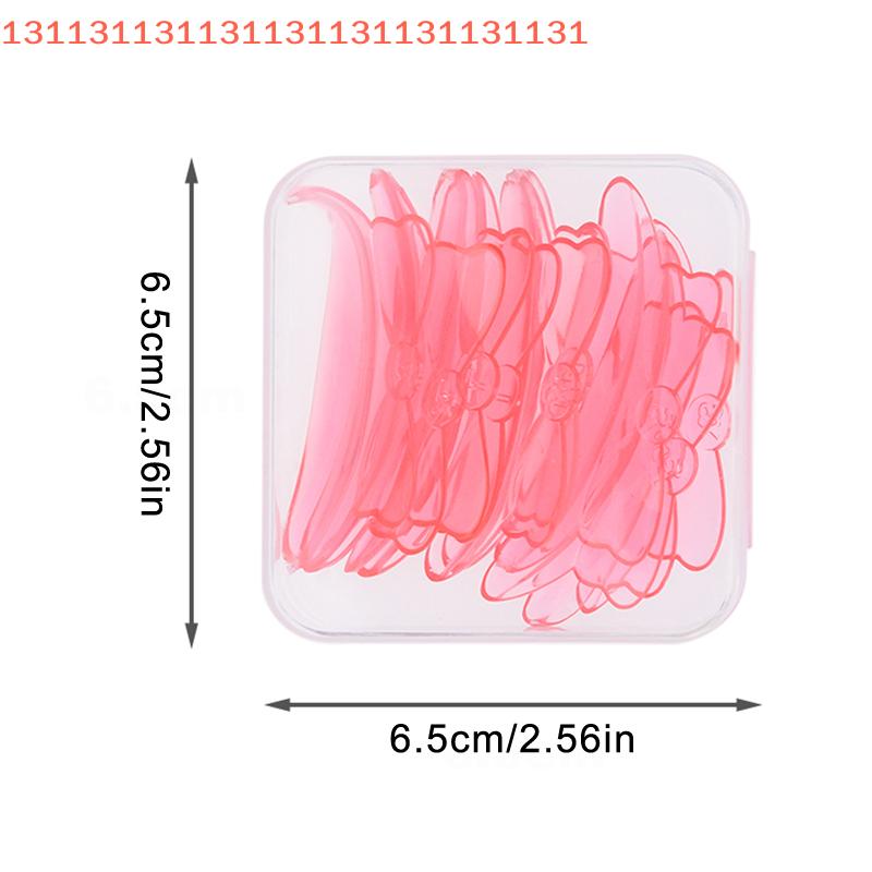 5 Pairs Glue Free Bow Shape Silicone Eyelash Perm Rod Lash Lifting Lamination Pad 3D Lashes Extension Curler Accessories Tools