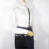 PRADA Pochette Shoulder Bag black Nylon/leather Women Used