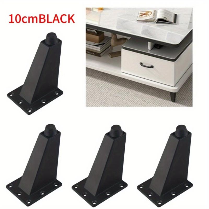

4pcs Adjustable Aluminum Alloy Cabinet Legs10cm Height for Sofa Bed Coffee Table Bathroom Furniture Support Furniture Legs solid