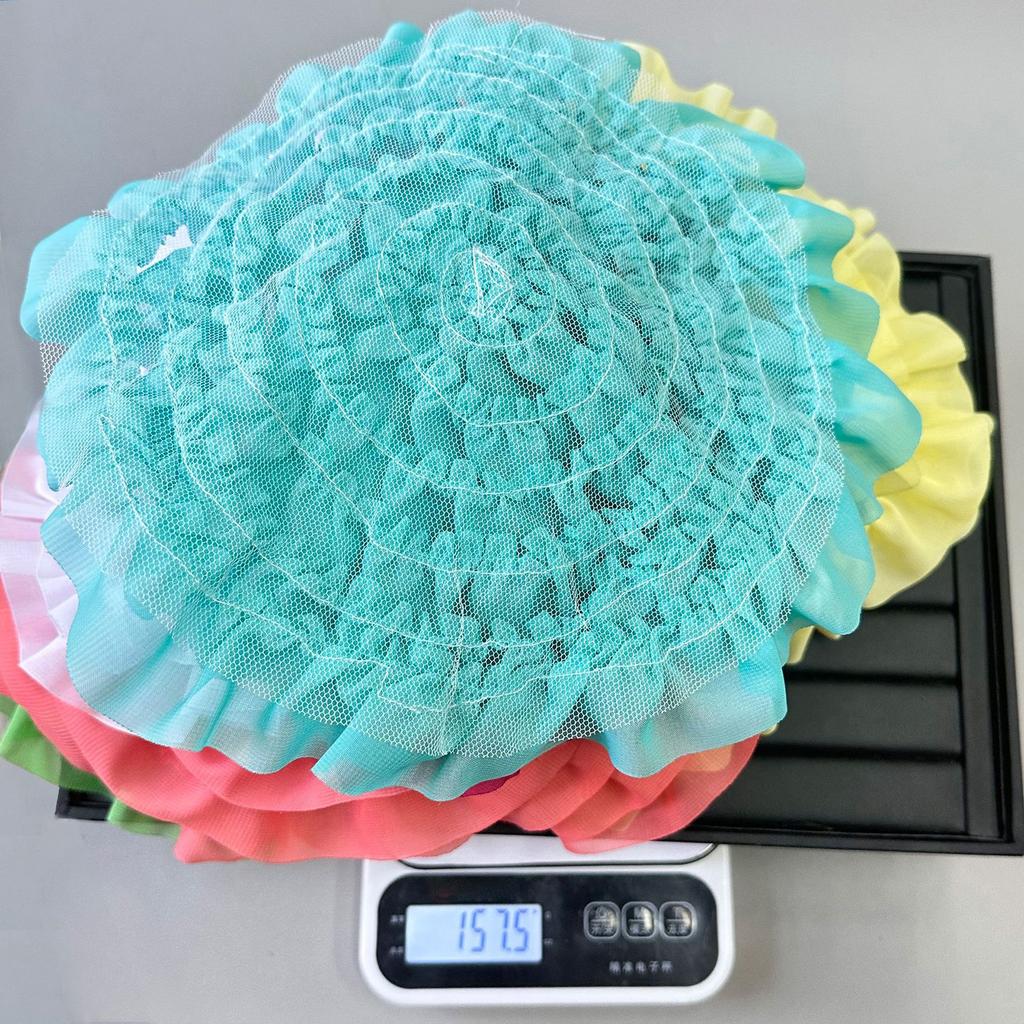 Eye-Catching Oversized Flower Applique for Clothes Hat Sewing Patches DIY Scarf Wedding Dress Decors Accessories