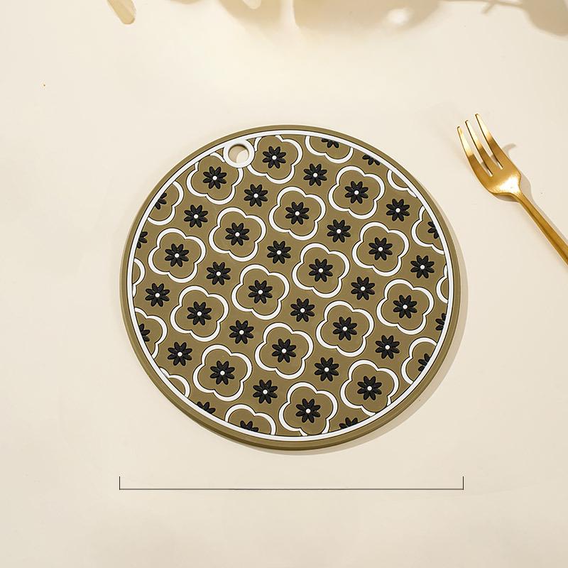 Chessboard Coasters Home Kitchen Table Plate MATS Heat-resistant Thickened Clay Pot MATS