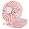 Handheld Fan with3-in-1Multi-Functional Design, Portable Mini Desk Fan, 3Levels of Wind Speed, Rechargeable Battery Operated, Ultra Low Noise for