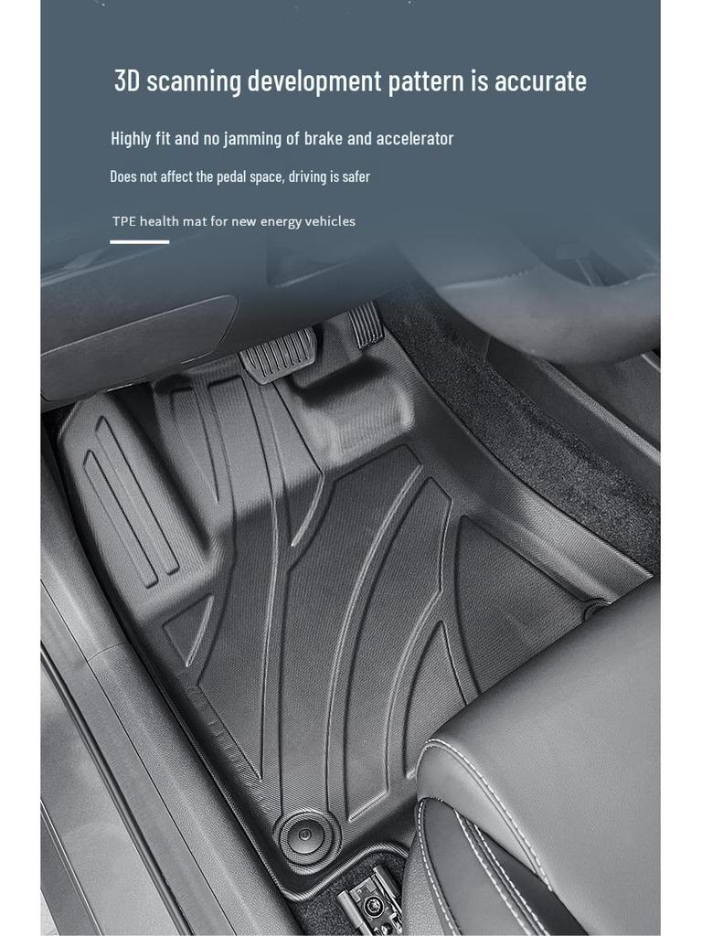 Fits Model 22-24 BELGEE Bin Yue X50/Proton X50 Full Coverage TPE Car Floor Mats