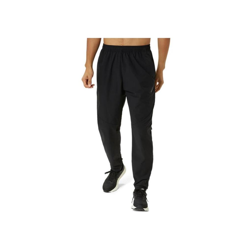 Asics Actibreeze Solid Quick-Dry Breathable Casual Versatile Mid-Rise Sports Pants Men Bottoms Black 2031E676-001