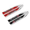 2Pcs Sports Logo Car Fender Side Body Emblem Sticker Badge Decal Exterior Accessories