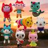 ## in Gabby Dollhouse Plush Toy Mercat Cartoon Stuffed Animals Smiling Cat Car Cat Hug Gaby Girl Dolls Kids Birthday Gifts