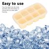 With Lid Ice Cube Mold 8 Grid Large Ice Cube Tray Reusable Ice Cube Tray  Freezer Use