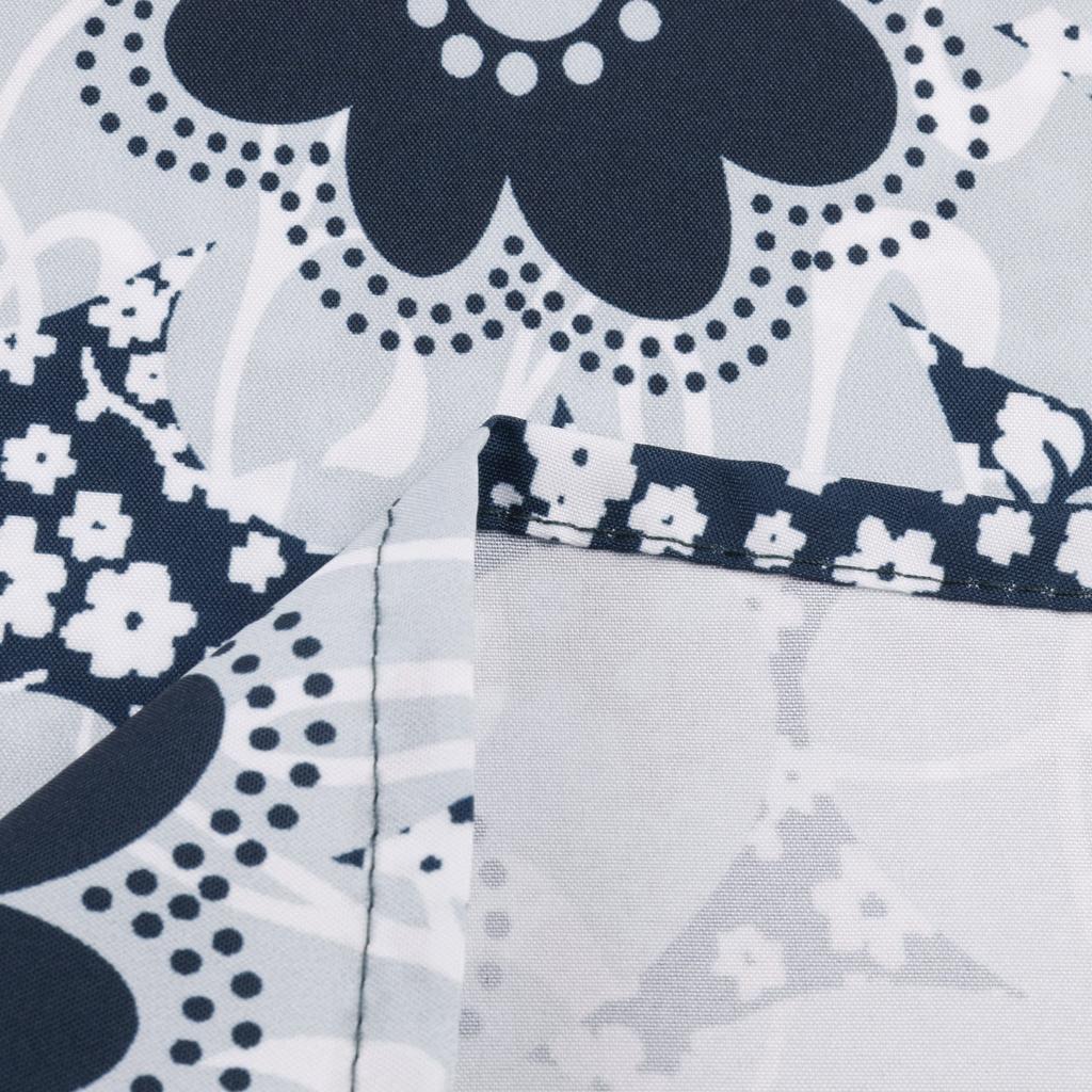 Women's Fashion Summer New Floral Print V-Neck Short Sleeve Loose Casual Dress