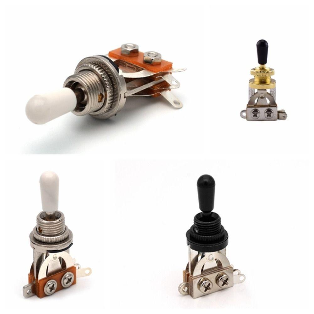 

Toggle 3-Way Toggle Switch 3-Way Electric Guitar Pickup Selector Switch Electric Guitar