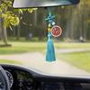 Vintage Copper Coin Car Car Rearview Mirror Charm Chinese Style Hanging Decoration Feng