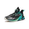 Anta Kids Comfortable Shock Absorbing Wear Resistant Mid Top Basketball Shoes Kids basketball shoes Black Green 312411111-4