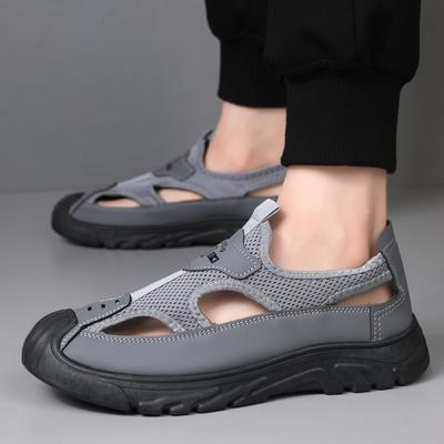 Breathable Bag Head Sandals Hole Shoes Outdoor Non-slip Sports Leisure Hollow Mesh Shoes