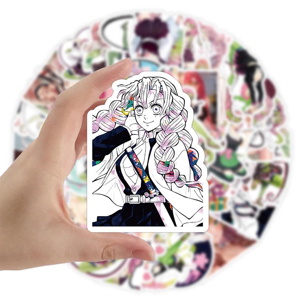 10/30/50pcs Cartoon Kanroji Mitsuri Stickers Cute Girl Decal for Suitcase Motorcycle Laptop Car Anime Sticker Decor