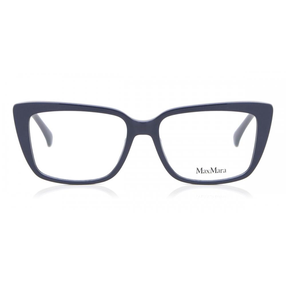 

Max Mara Mm5037 090 Women Eyeglasses Shiny Dark Blue/54
