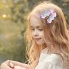 18 Stück Glitzernde Haarspangen für Mädchen Stern Herz Blume Pailletten Herzspangen Regenbogen Pferdeschwanz Haaraccessoires