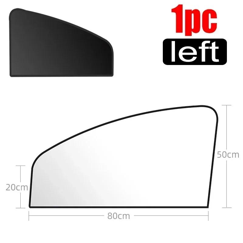 

Magnetic Car Sunshade Cover Summer UV Protection Side Rear Window Curtain Black Mesh Sun Shade Cover Auto Car Accessories