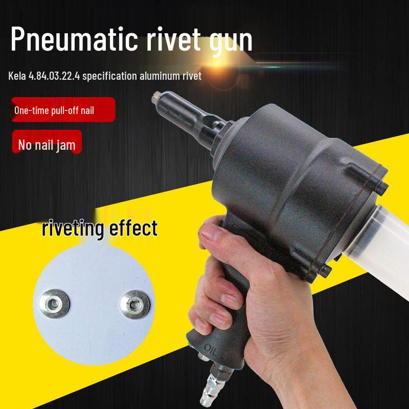 Industrial-Grade Two-Jaw Pneumatic Rivet Gun - Pop Rivet Pliers & Core-Pulling Machine Tool