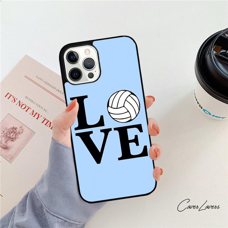 Volleyball Sport Phone Case For iPhone 17 Air 14 15 16 13 12 Max Cover For Apple iPhone 17 Air 11 Pro Max Plus Coque