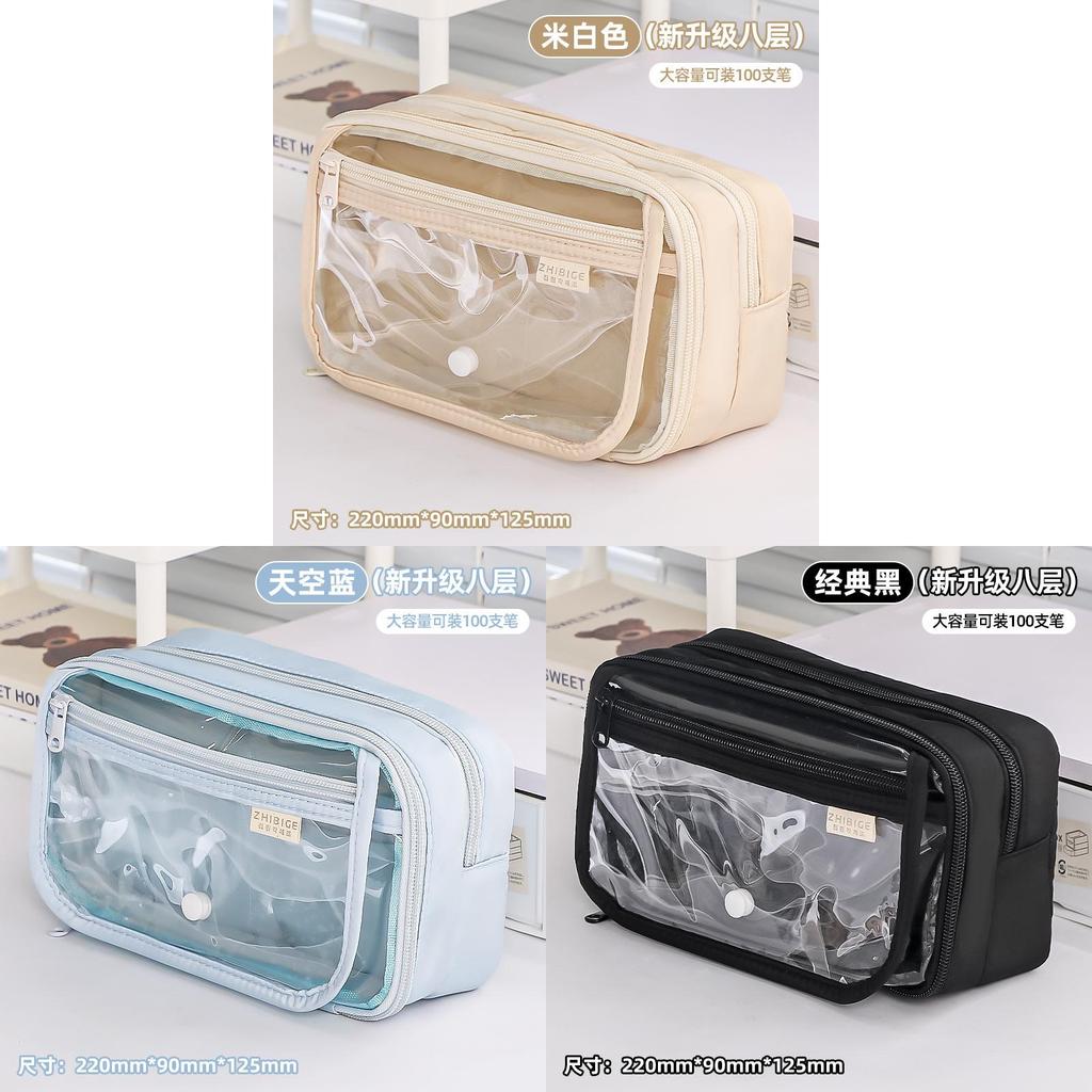 Style Small Capacity Pencil Case With Durable Fabric For Students Girls