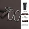 Zinc Alloy Car Key Case For Jac Js8 Sehol Qx X8 A7 E10X Js6 Sei 6 Prosol Qx Remote Cover Shell Keychain Holder Auto Accessories