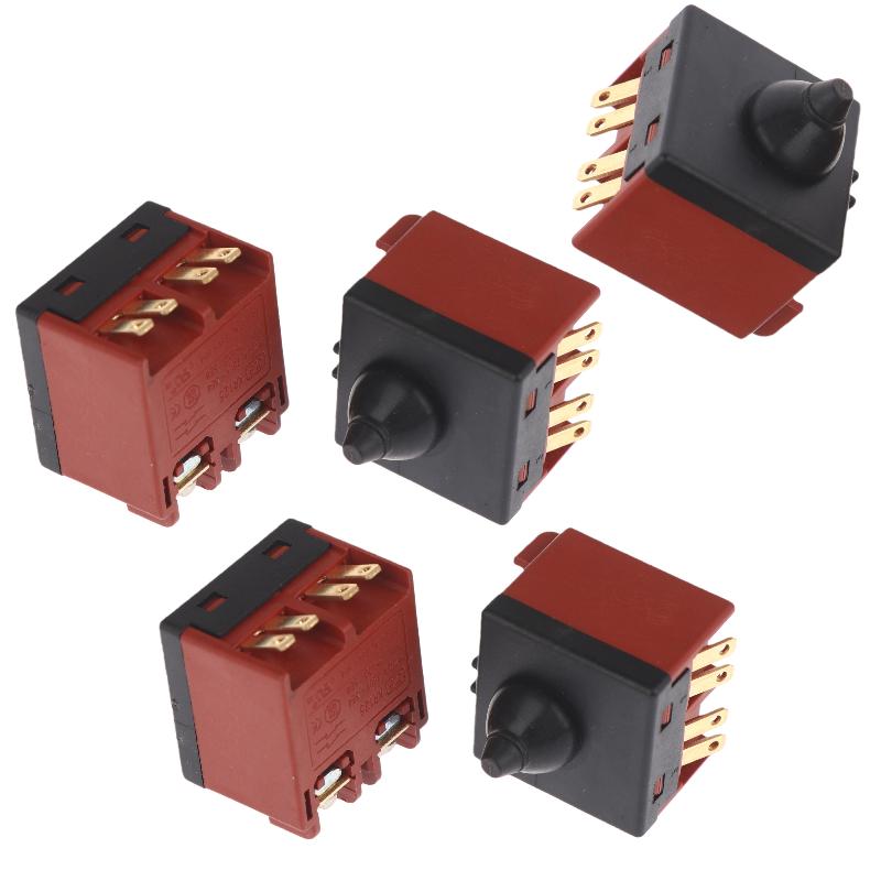 1/2/5Pcs Push Button Switches Angle Grinder Switch Replacement Parts For 6-100 Polisher Angle Grinder Accessories Power Tool