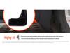 Compatible Mud Flaps for Changan CS75 Plus, CS15, CS55, CS35, EADO, Unik, Univ, Unit Cars