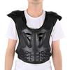Children Riding Chest Back Protector Skating Reflective Guard Vest Adjustable JacketsBlack L