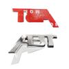 Car Front Grliie Badges 3D Metal ABT Emblem Body Trunk Decor Stickers Accessories For S Sline Quattro S6 S7 S8 A4 TTRS A6L RS