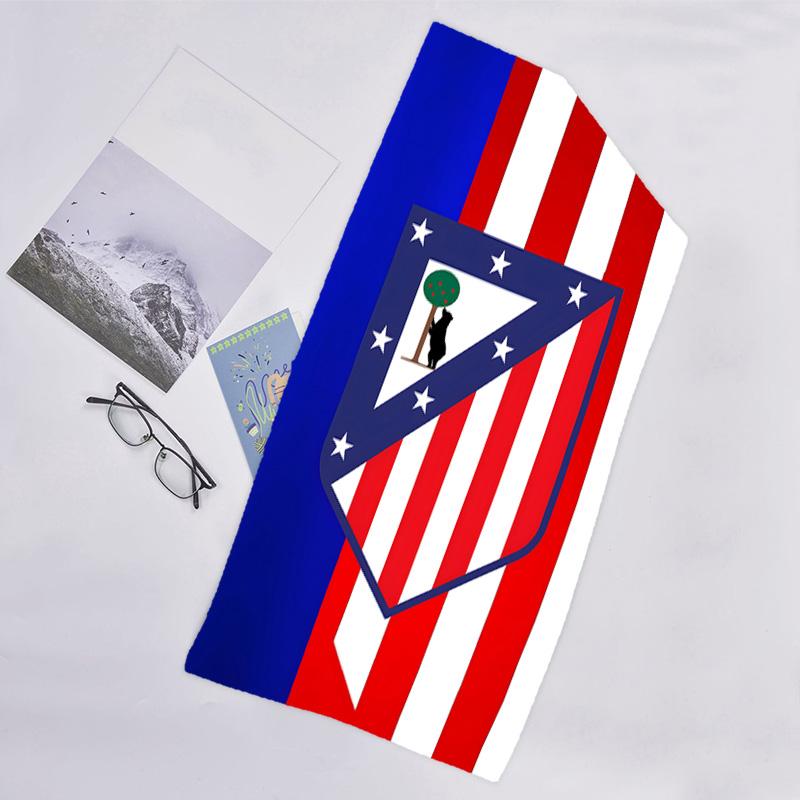 1pc Football Team (74) Beach Towel, Beach and Seaside Swimming Pool Equipment, Fashion Pattern, Rectangular, Travel Essentials