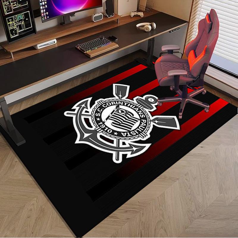 Football Club Emblem Carpet, Chair Rug,Rug for Office Bedroom living rooms, Doormat decor Fan Gift Christmas Gift