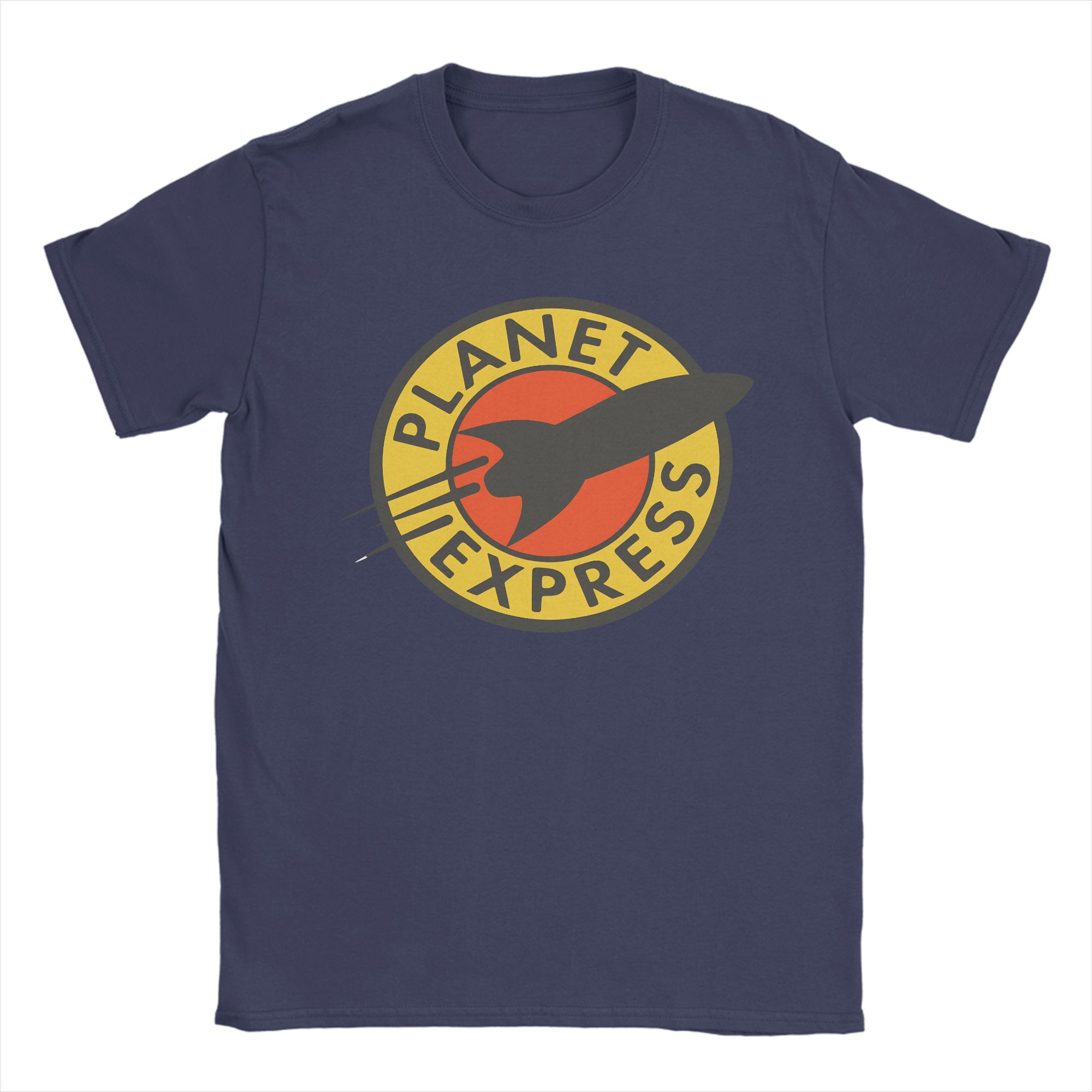 

Vintage Planet Express TShirts Men Round Neck Pure Cotton T Shirt Short Sleeve Tee Shirt 4XL 5XL Clothes 4XL