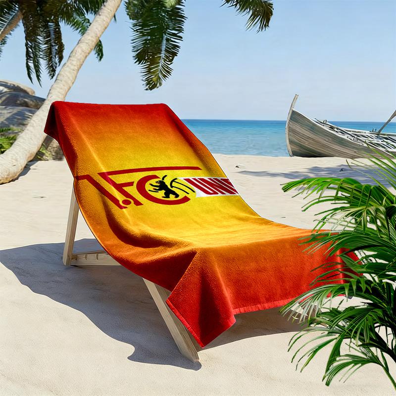 Asciugamano da Spiaggia Union Berlin, Asciugamano Grande Morbido Asciugatura Rapida per Spiaggia Campeggio Nuoto