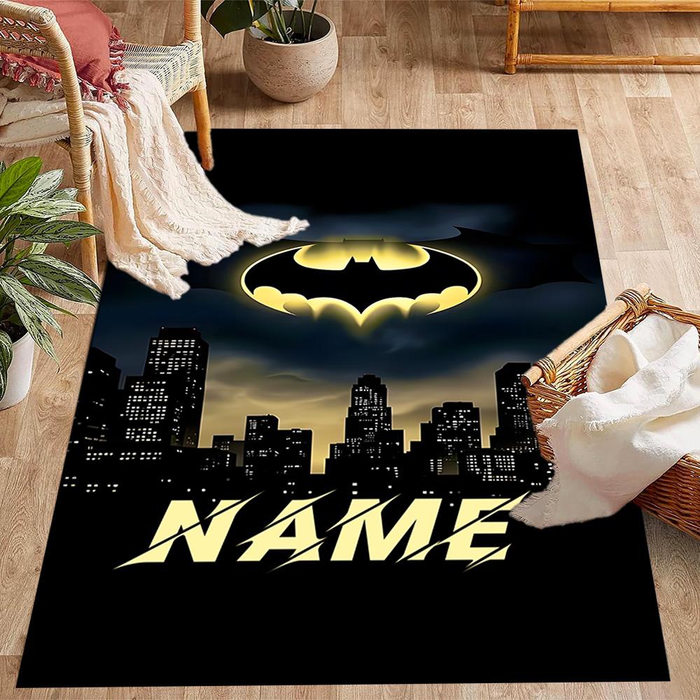 Looney Space Jam Run Event Customizable Name Floor Mat Suitable for Decorate room Balcony Entryway Dining Room Anti-slip Rug Anime Office Decor