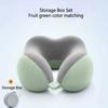 Ergonomic Neck Pillow Comfortable Ergonomic U-Shaped Neck Pillow with Storage Bag Slow Rebound Support, for Travel, Napping, and Office Use