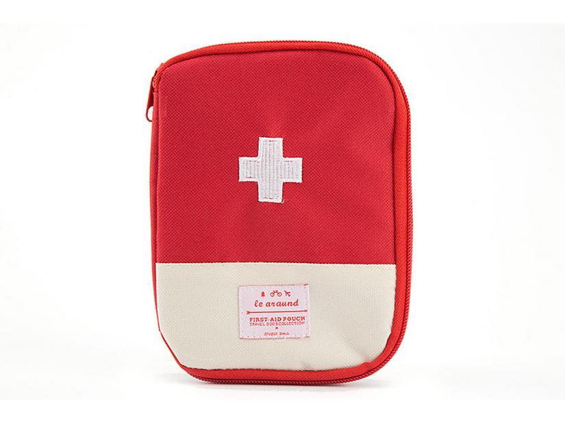 Compact Travel Medicine Storage Bag - Mini Pocket Pill Organizer