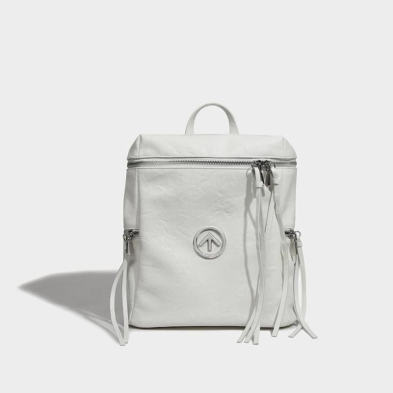 

2024 New Large Capacity Bucket One Shoulder Women s Spring and Summer Canvas Commuter Stylish Simple Versatile Underarm Tote Bag білий