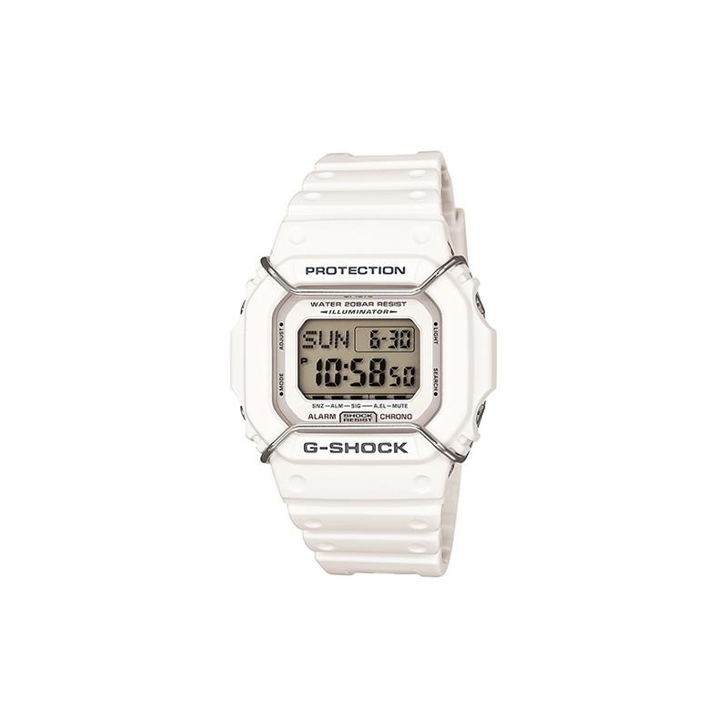 

Casio G-SHOCK Classic Series Trendy Street Square Automatic Electronic Fluorescent Lighting Waterproof and Shockproof Movement Quartz DW-D5600P-7 белый